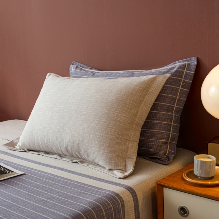 91家纺网 家纺一手货源 找家纺 乐视2024新款加厚高密全棉磨毛枕套 艾文