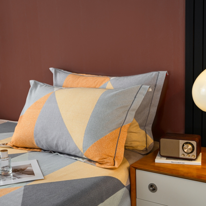 91家纺网 家纺一手货源 找家纺 乐视2024新款加厚高密全棉磨毛枕套 奥利尔