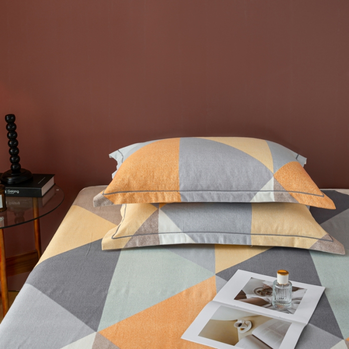 91家纺网 家纺一手货源 找家纺 乐视2024新款加厚高密全棉磨毛枕套 奥利尔