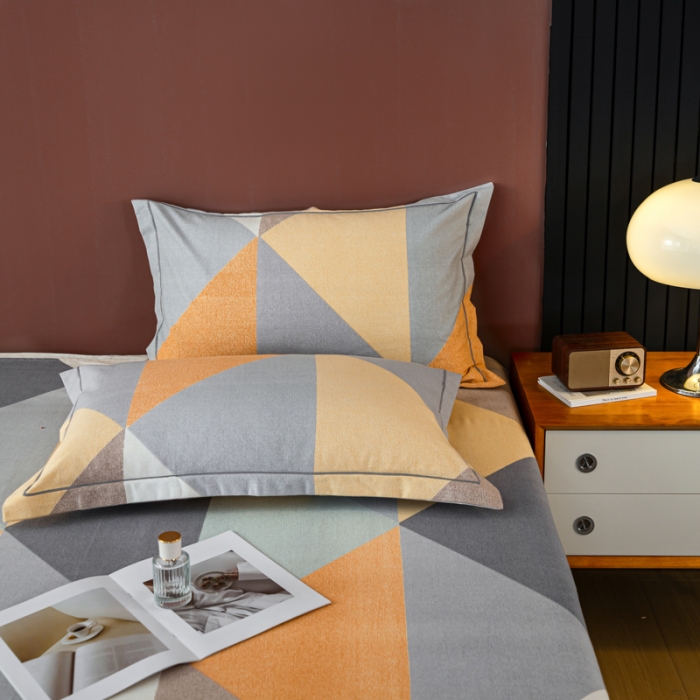 91家纺网 家纺一手货源 找家纺 乐视2024新款加厚高密全棉磨毛枕套 奥利尔