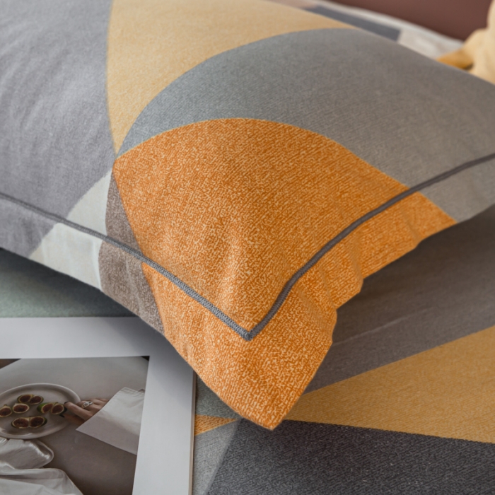 91家纺网 家纺一手货源 找家纺 乐视2024新款加厚高密全棉磨毛枕套 奥利尔