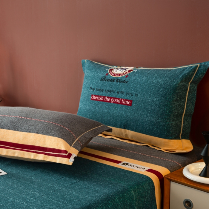 91家纺网 家纺一手货源 找家纺 乐视2024新款加厚高密全棉磨毛枕套 奥斯