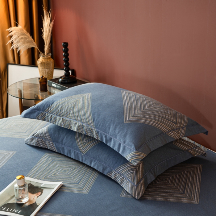 91家纺网 家纺一手货源 找家纺 乐视2024新款加厚高密全棉磨毛枕套 达尔文