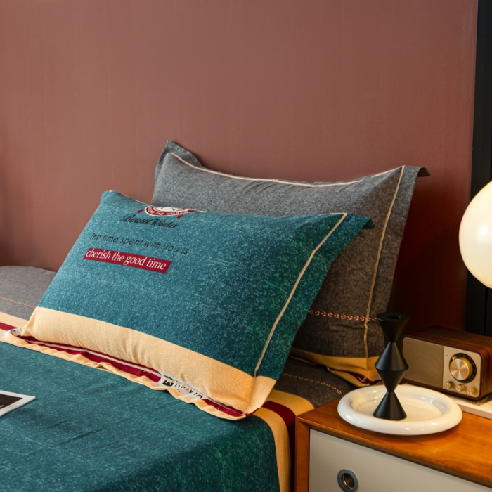 91家纺网 家纺一手货源 找家纺 乐视2024新款加厚高密全棉磨毛枕套 奥斯