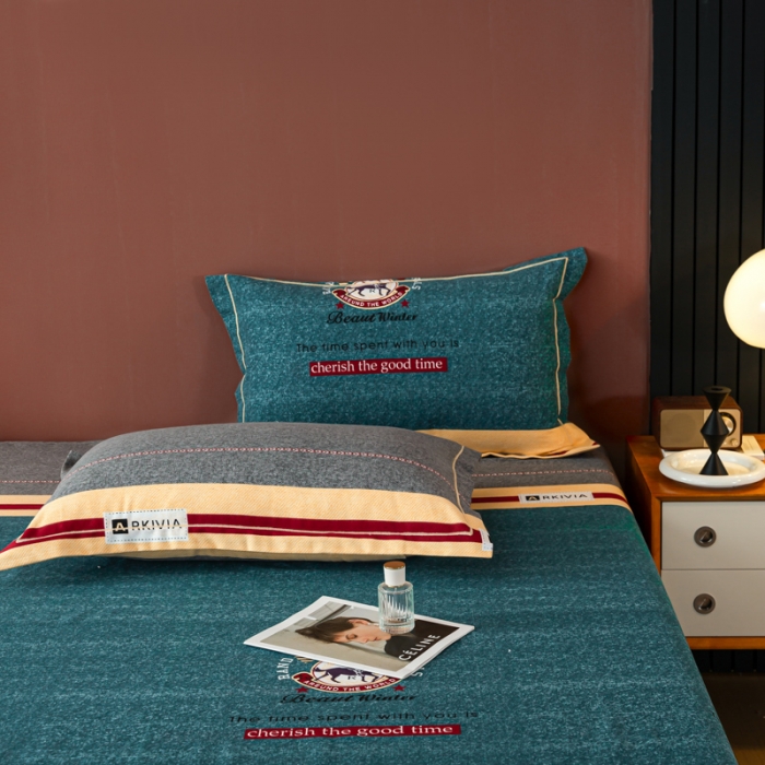 91家纺网 家纺一手货源 找家纺 乐视2024新款加厚高密全棉磨毛枕套 奥斯