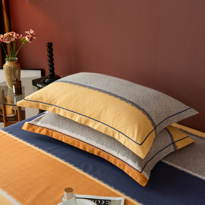 91家纺网 家纺一手货源 找家纺 乐视2024新款加厚高密全棉磨毛枕套 卡弗尔