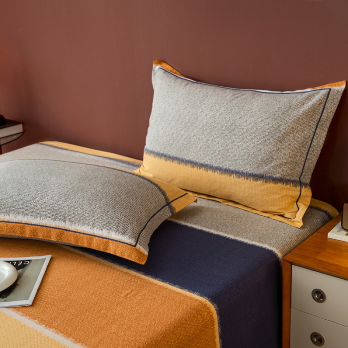 91家纺网 家纺一手货源 找家纺 乐视2024新款加厚高密全棉磨毛枕套 卡弗尔