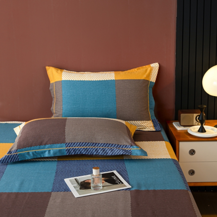 91家纺网 家纺一手货源 找家纺 乐视2024新款加厚高密全棉磨毛枕套 莫吉托