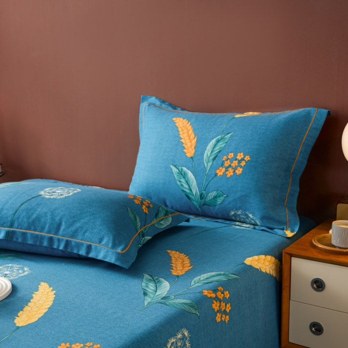 91家纺网 家纺一手货源 找家纺 乐视2024新款加厚高密全棉磨毛枕套 苏菲庄园