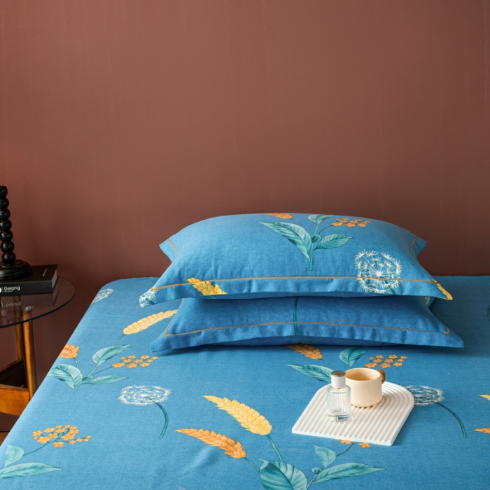 91家纺网 家纺一手货源 找家纺 乐视2024新款加厚高密全棉磨毛枕套 苏菲庄园