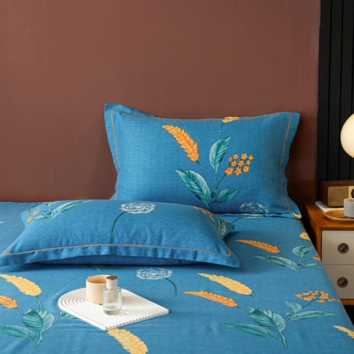 91家纺网 家纺一手货源 找家纺 乐视2024新款加厚高密全棉磨毛枕套 苏菲庄园