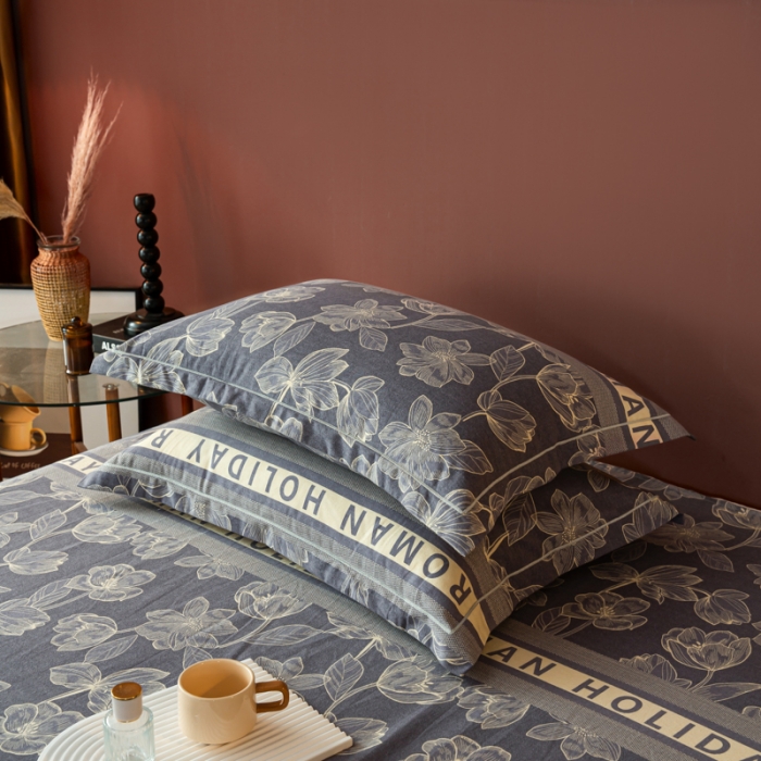 91家纺网 家纺一手货源 找家纺 乐视2024新款加厚高密全棉磨毛枕套 宛然