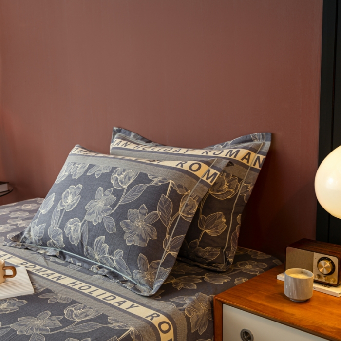 91家纺网 家纺一手货源 找家纺 乐视2024新款加厚高密全棉磨毛枕套 宛然