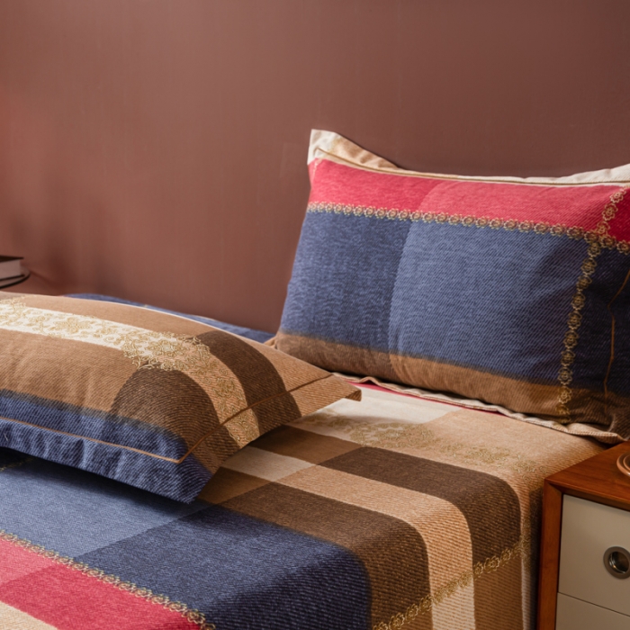 91家纺网 家纺一手货源 找家纺 乐视2024新款加厚高密全棉磨毛枕套 一见倾心