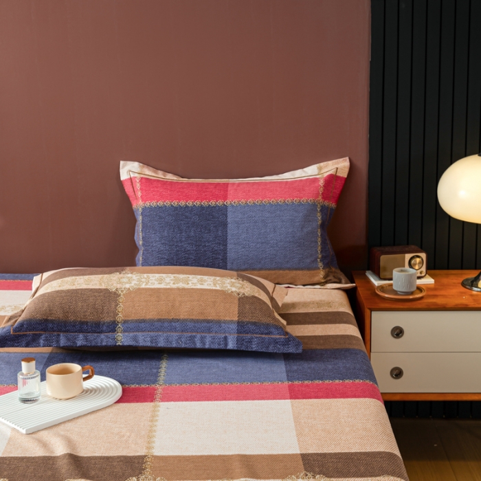 91家纺网 家纺一手货源 找家纺 乐视2024新款加厚高密全棉磨毛枕套 一见倾心