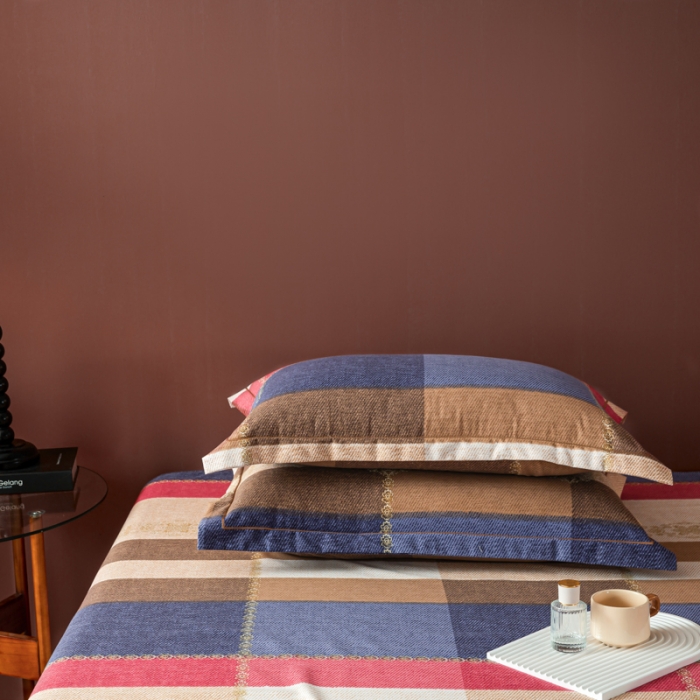 91家纺网 家纺一手货源 找家纺 乐视2024新款加厚高密全棉磨毛枕套 一见倾心