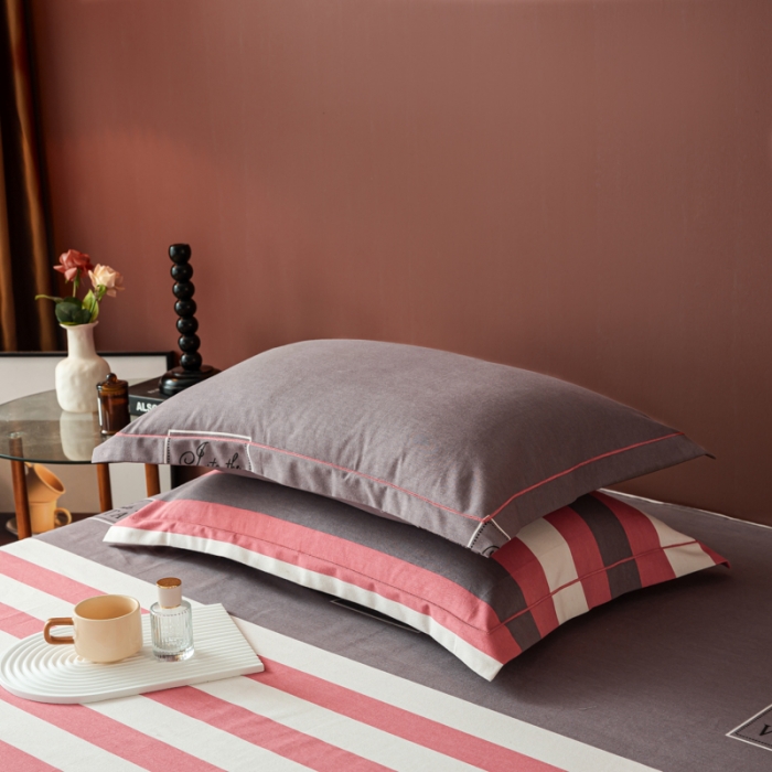 91家纺网 家纺一手货源 找家纺 乐视2024新款加厚高密全棉磨毛枕套 印象风范