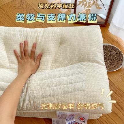 91家纺网 家纺一手货源 找家纺 （总）昕科 2022新款星光甜梦决明子枕枕芯枕头-实拍