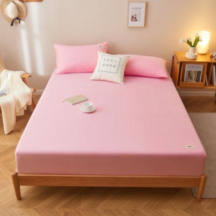 21度c 2021新款亲肤彩棉床笠 粉色