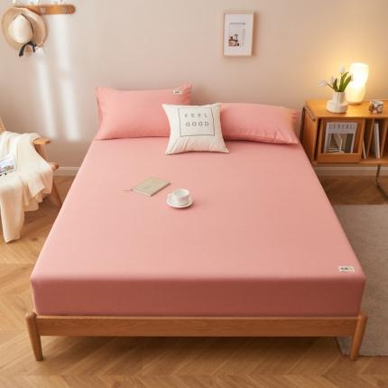 91家纺网 家纺一手货源 找家纺 21度c 2021新款亲肤彩棉床笠 玉色