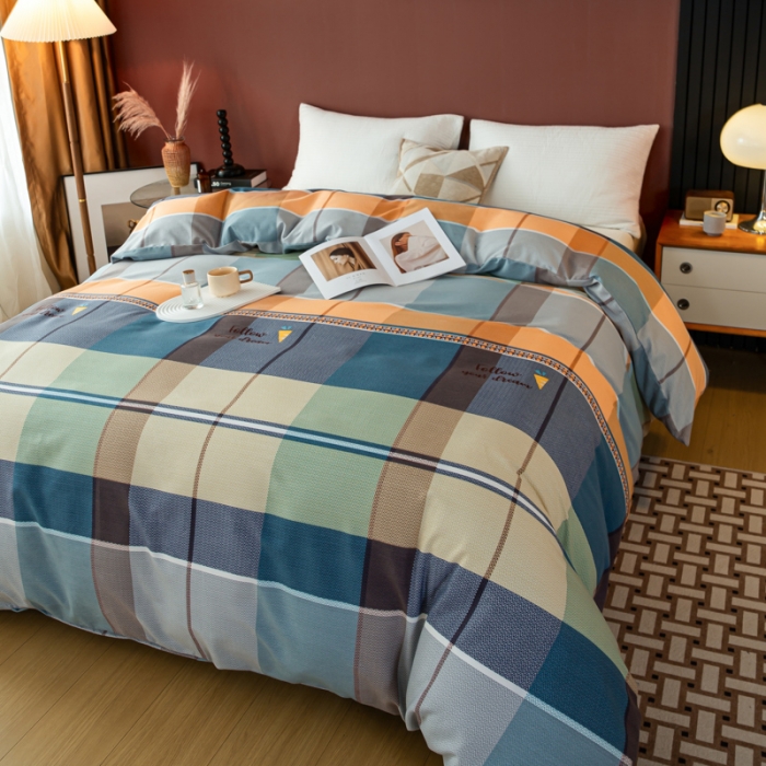 91家纺网 家纺一手货源 找家纺 乐视 2024新款加厚高密全棉磨毛被套 安德烈