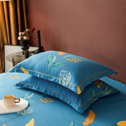 91家纺网 家纺一手货源 找家纺 乐视2024新款加厚高密全棉磨毛枕套 苏菲庄园