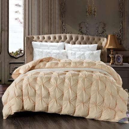 91家纺网 家纺一手货源 找家纺 （总）2024年新款柔赛丝扭花95羽绒被加厚冬被可定做斤数