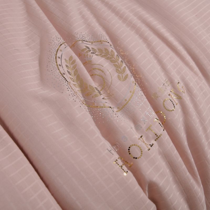 91家纺网 家纺一手货源 找家纺 伊被源 2022新款磨毛提花拉链子母被 豆沙