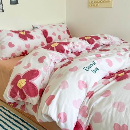 91家纺网 家纺一手货源 找家纺 (总)红馆 2022全棉印花系列四件套