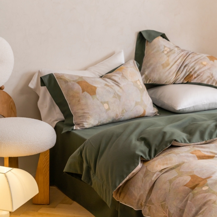 91家纺网 家纺一手货源 找家纺 优然居 100支长绒棉保暖磨毛数码印花系列四件套 乐佩