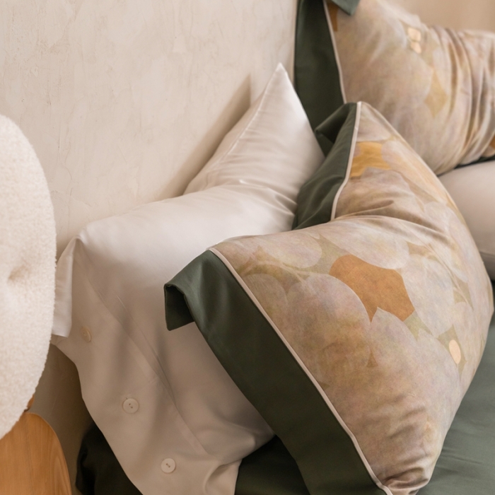 91家纺网 家纺一手货源 找家纺 优然居 100支长绒棉保暖磨毛数码印花系列四件套 乐佩