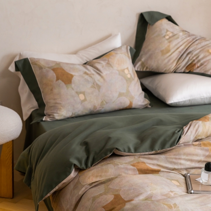 91家纺网 家纺一手货源 找家纺 优然居 100支长绒棉保暖磨毛数码印花系列四件套 乐佩