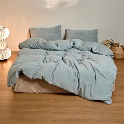 91家纺网 家纺一手货源 找家纺 （总）新款加厚牛奶绒四件套