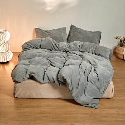 91家纺网 家纺一手货源 找家纺 （总）新款加厚牛奶绒四件套