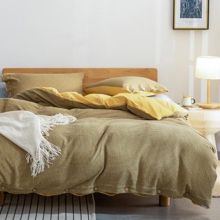 91家纺网 家纺一手货源 找家纺 寐眠 2022新款A类全棉水洗棉提花四件套