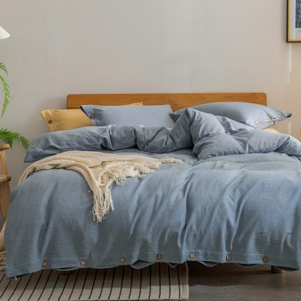 91家纺网 家纺一手货源 找家纺 寐眠 2022新款A类全棉水洗棉提花四件套