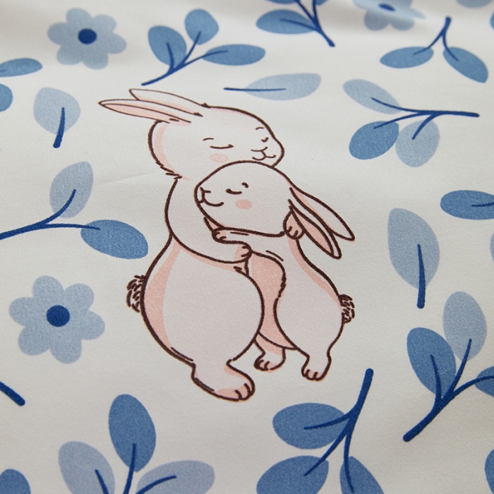 91家纺网 家纺一手货源 找家纺 世爵 2025新款磨毛印花单被套 欢乐时光