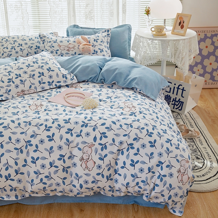 91家纺网 家纺一手货源 找家纺 世爵 2025新款磨毛印花单被套 欢乐时光