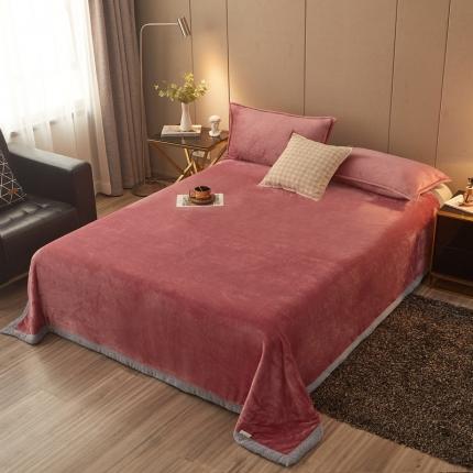 91家纺网 家纺一手货源 找家纺 （总）雅萱 2025新款菠萝格牛奶绒包边毛毯