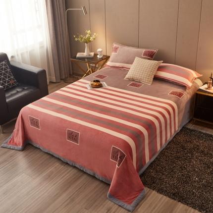 91家纺网 家纺一手货源 找家纺 （总）雅萱 2025新款菠萝格牛奶绒包边毛毯