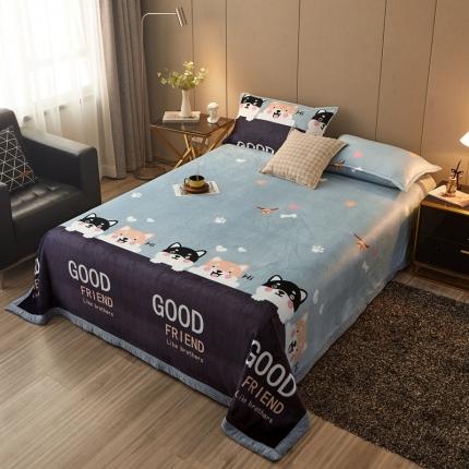 91家纺网 家纺一手货源 找家纺 （总）雅萱 2025新款菠萝格牛奶绒包边毛毯