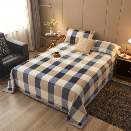 91家纺网 家纺一手货源 找家纺 （总）雅萱 2025新款菠萝格牛奶绒包边毛毯