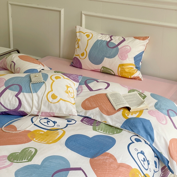 91家纺网 家纺一手货源 找家纺 （总）窝米 2022秋季新品活性印花全棉四件套12款