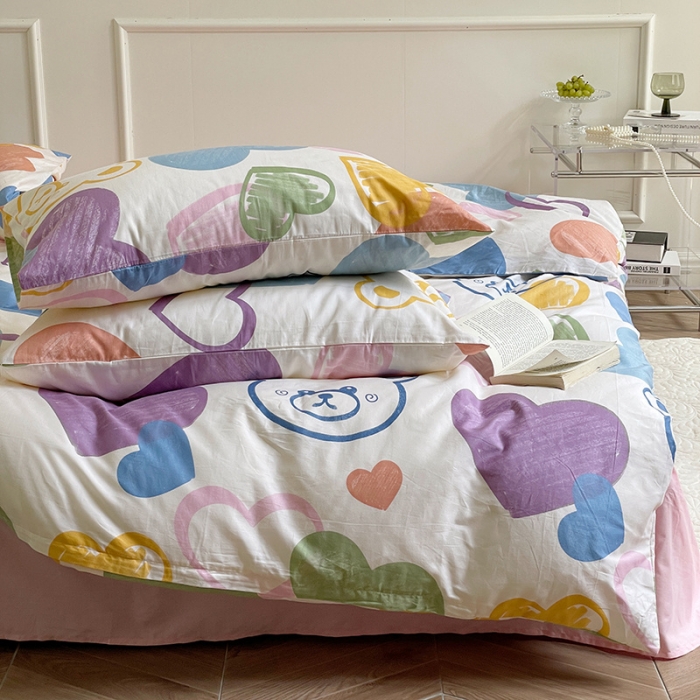 91家纺网 家纺一手货源 找家纺 （总）窝米 2022秋季新品活性印花全棉四件套12款