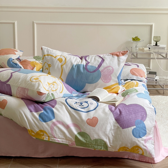 91家纺网 家纺一手货源 找家纺 （总）窝米 2022秋季新品活性印花全棉四件套12款