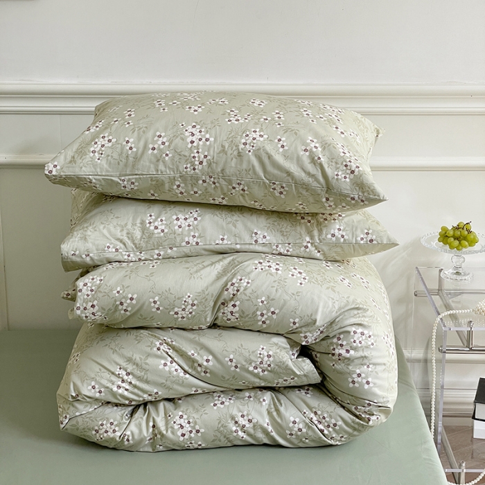 91家纺网 家纺一手货源 找家纺 窝米 2022秋季新品活性印花全棉四件套12款 芊芊