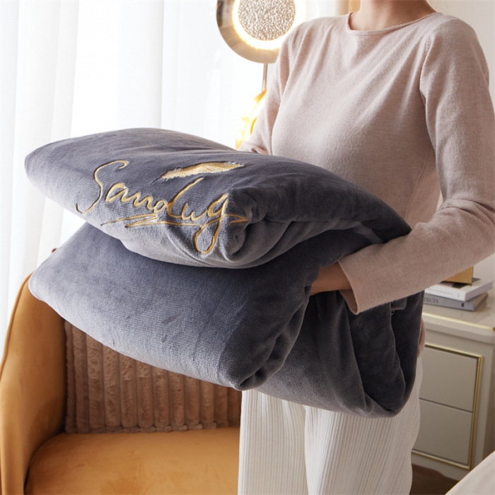 91家纺网 家纺一手货源 找家纺 （总）骏腾家纺 2022新款牛奶绒羊羔绒被套毯系列