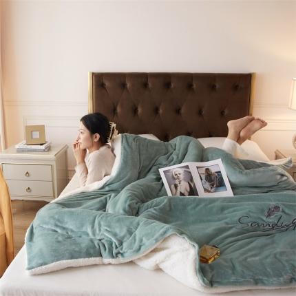 91家纺网 家纺一手货源 找家纺 （总）骏腾家纺 2022新款牛奶绒羊羔绒被套毯系列