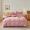 91家纺网 家纺一手货源 找家纺 寐眠  2022新款纯色双拼暖冬保暖牛奶绒四件套 豆沙红