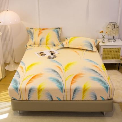 91家纺网 家纺一手货源 找家纺 （总）涵宸 2022新款全棉磨毛印花款系列-单床笠